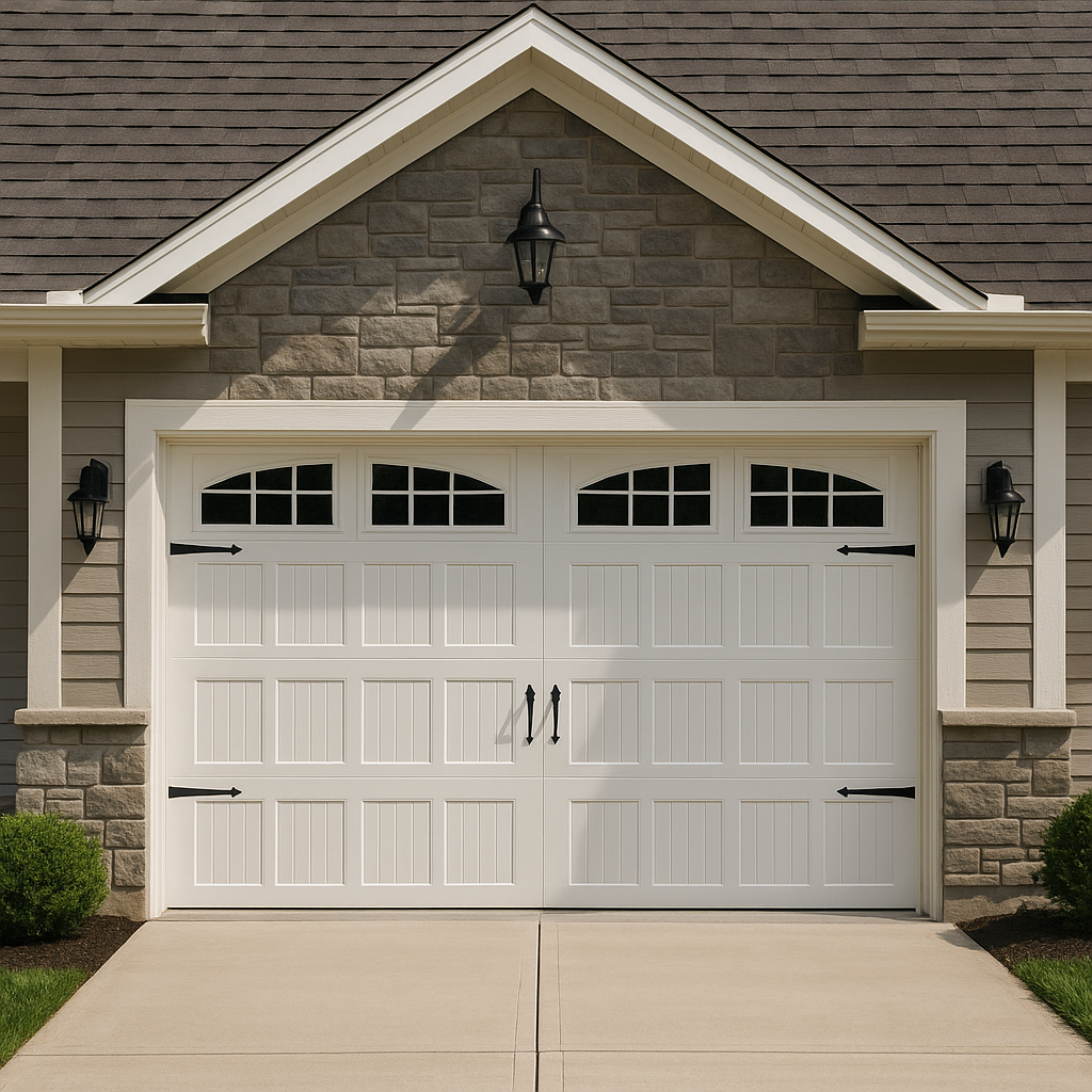 Titan Garage Doors Rockford Titan Garage Doors technician working inside a residential garage in Iowa, representing About Titan Garage Doors Iowa and showcasing trusted local experts committed to quality garage door services across the state
